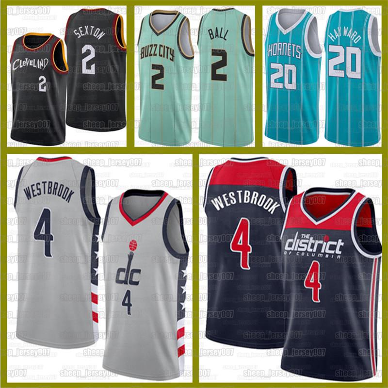 Russell 4 Westbrook Washington Wizards Jerseys Cavaliers Collin 2 Sexton Hornets Gordon 20 Hayward LaMelo 2 Ball Basketball, Black;red
Russell 4 Westbrook Washington Wizards Jerseys Cavaliers Collin 2 Sexton Hornets Gordon 20 Hayward LaMelo 2 Ball Basketball, Black;red