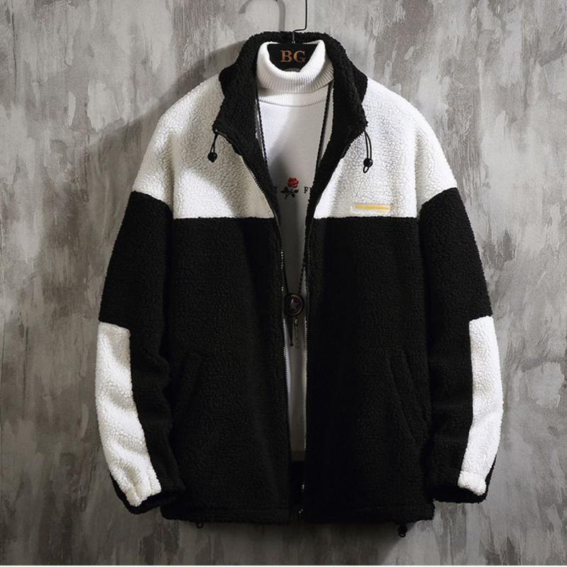 Mens New Fashion Casual Lamb Cashmere Loose Zipper Long Sleeve Keep Warm Coat Casual Thick Fleece Cotton Wool Liner Coat Y12.9, Bk
Mens New Fashion Casual Lamb Cashmere Loose Zipper Long Sleeve Keep Warm Coat Casual Thick Fleece Cotton Wool Liner Coat Y12.9, Bk