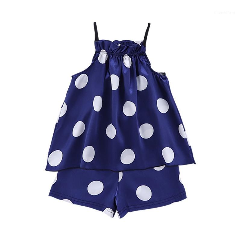New Baby Pajamas Set Kids Girls Wave Point Pattern Sling Outfits Set Short Sleeve Blouse Tops+Shorts Sleepwear 2pcs1
New Baby Pajamas Set Kids Girls Wave Point Pattern Sling Outfits Set Short Sleeve Blouse Tops+Shorts Sleepwear 2pcs1