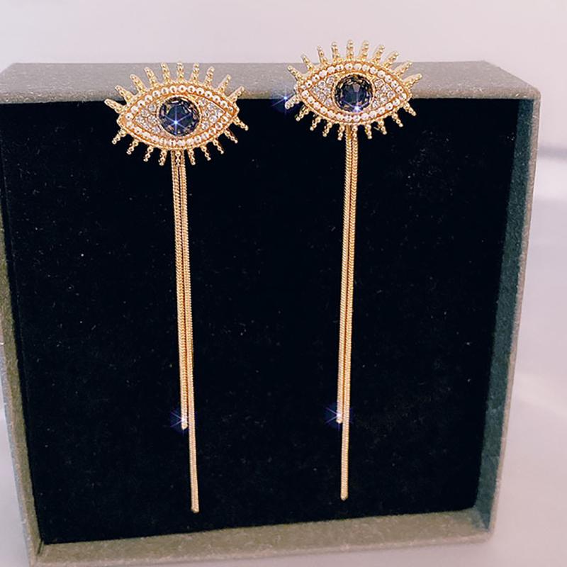 New Fashion Classic Geometric Women Dangle Earrings Vintage Gold Bar Long Thread Tassel Evil Eye Earring Female Korean Jewelry
New Fashion Classic Geometric Women Dangle Earrings Vintage Gold Bar Long Thread Tassel Evil Eye Earring Female Korean Jewelry