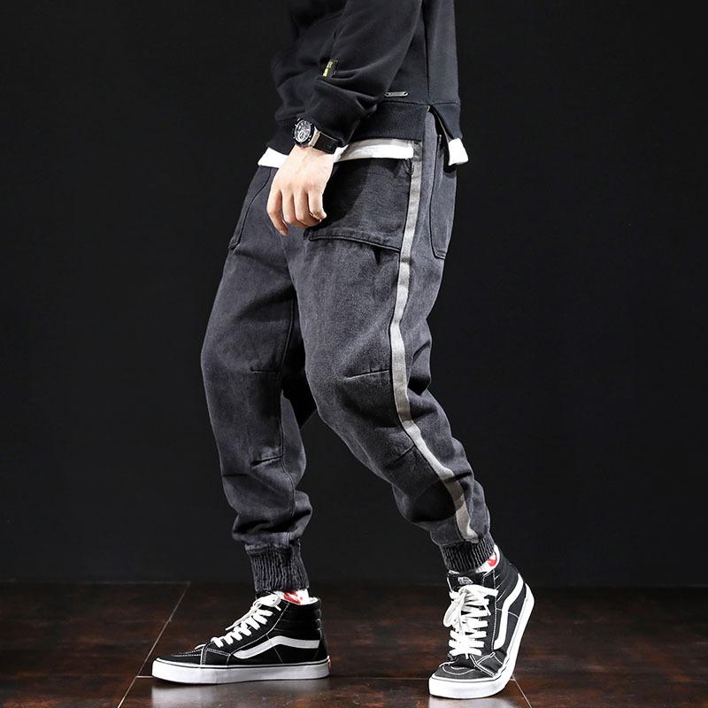 Prowow Streetwear Fashion Men Jeans Black Gray Loose Denim Cargo Pants Harem Jeans 2021 Autumn New Side Stripe Hip Hop, Dark grey
Prowow Streetwear Fashion Men Jeans Black Gray Loose Denim Cargo Pants Harem Jeans 2021 Autumn New Side Stripe Hip Hop, Dark grey