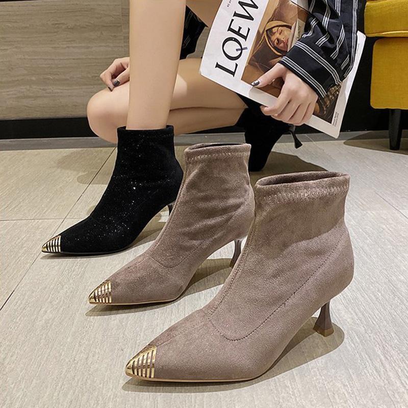 2020 Fashion Boots Women Party Shoes Sexy Ladies Women Ankle Boots Brand Woman Thin Heels 6.5cm A2774, Black
2020 Fashion Boots Women Party Shoes Sexy Ladies Women Ankle Boots Brand Woman Thin Heels 6.5cm A2774, Black