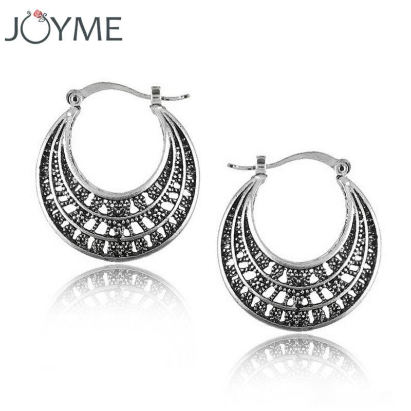 Joyme Retro Antique Tibet Silver Plated Hoop Earrings Hollow Vintage Earring for Women Brincos Enthic Pendiente Fashion Bijoux
Joyme Retro Antique Tibet Silver Plated Hoop Earrings Hollow Vintage Earring for Women Brincos Enthic Pendiente Fashion Bijoux