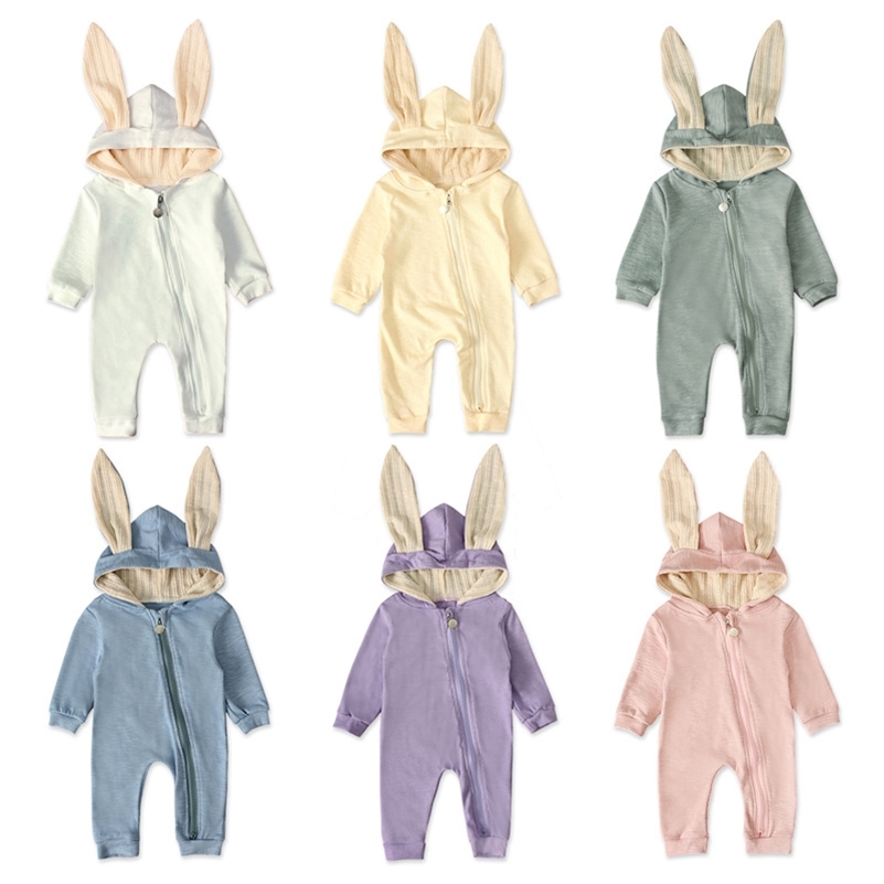Spring Autumn Newborn Infant Baby Boys Girls Romper Suit Children Kids Bunny Sleepsuit Solid Overall Babysuit 6 Colors 201216, As picture
Spring Autumn Newborn Infant Baby Boys Girls Romper Suit Children Kids Bunny Sleepsuit Solid Overall Babysuit 6 Colors 201216, As picture