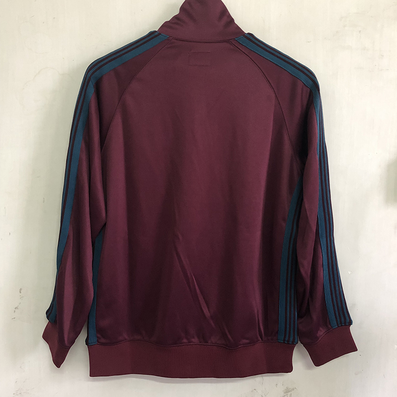 New Purple Butterfly Embroidery Jacket Women Men 11 Best Quality Cotton AWGE Zip Pocket AWGE Needles Jacket T200502
