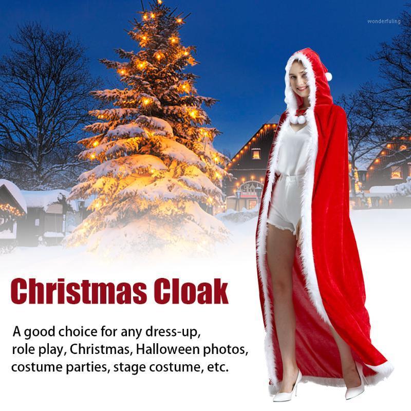 Women Hooded Cape Dressup Performance Santa Claus Red Adult Shawl Christmas Cloak Solid Stage Costume Loose Party Cosplay1
Women Hooded Cape Dressup Performance Santa Claus Red Adult Shawl Christmas Cloak Solid Stage Costume Loose Party Cosplay1