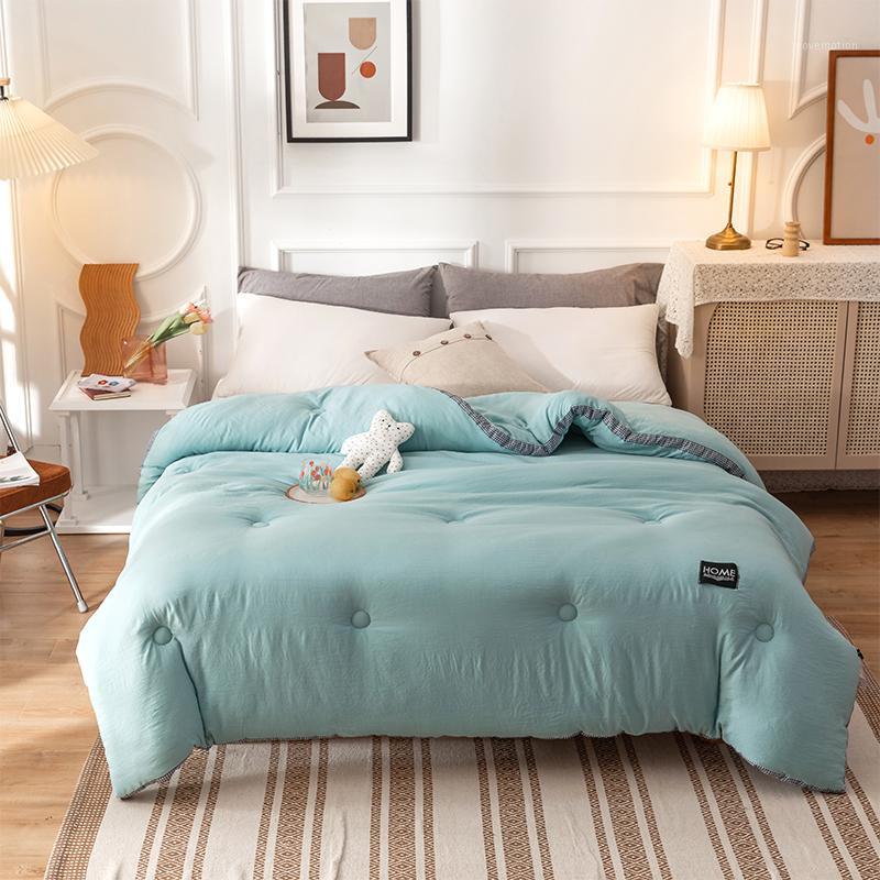Soft Winter/Summer comforter thicken quilt washed cotton&polyester keep warm blanket solid color home textile Full Double Queen1, Pink
Soft Winter/Summer comforter thicken quilt washed cotton&polyester keep warm blanket solid color home textile Full Double Queen1, Pink