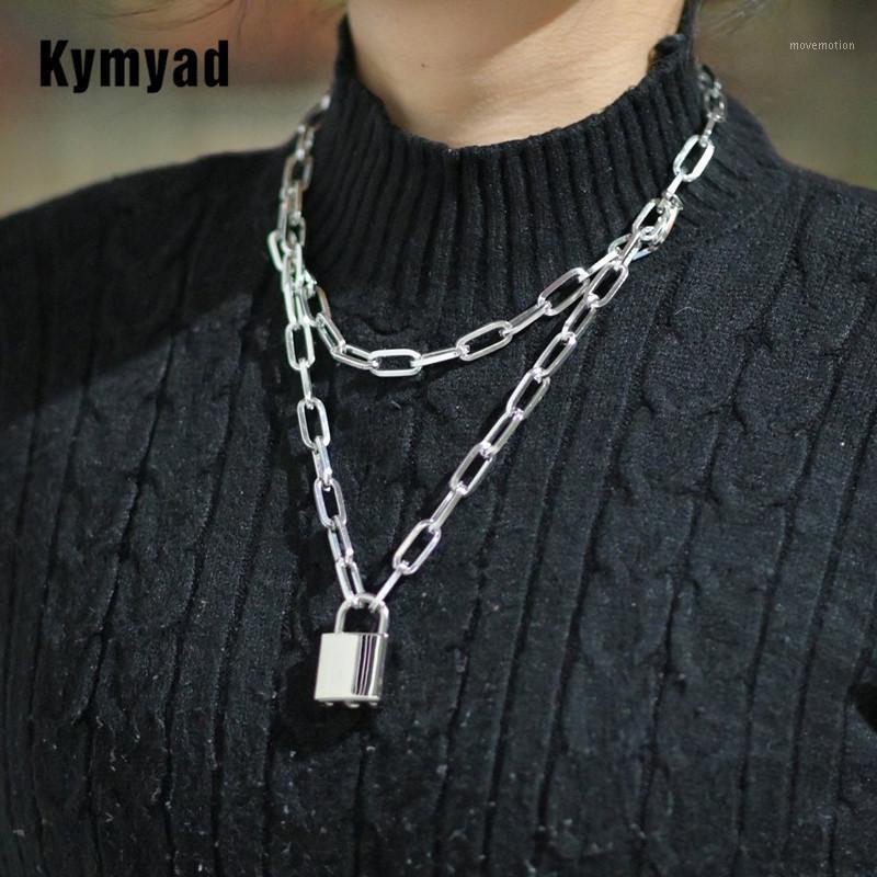 Kymyad Simple Design Necklace Women Geometric Lock Pendant Necklaces Bijoux Statement Necklaces Double Layer Wide Chain Necklace1
Kymyad Simple Design Necklace Women Geometric Lock Pendant Necklaces Bijoux Statement Necklaces Double Layer Wide Chain Necklace1
