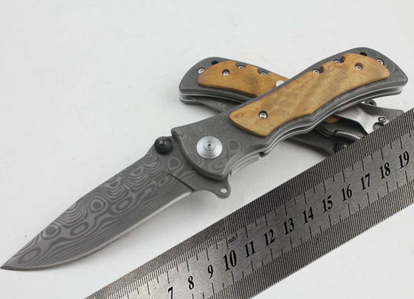 Classic 339 Large Pocket folding blade outdoor tools hunting hiking camping survival knife saber army knives with retail box
