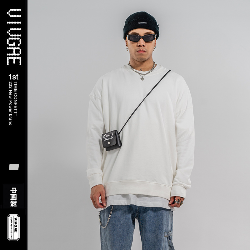 2021 and Vivgae Autumn Winter New Origional Products National Trends in Men's Clothing Solid-colored Gout Loose Shoulder Crew Neck Me Wk88, Red
2021 and Vivgae Autumn Winter New Origional Products National Trends in Men's Clothing Solid-colored Gout Loose Shoulder Crew Neck Me Wk88, Red