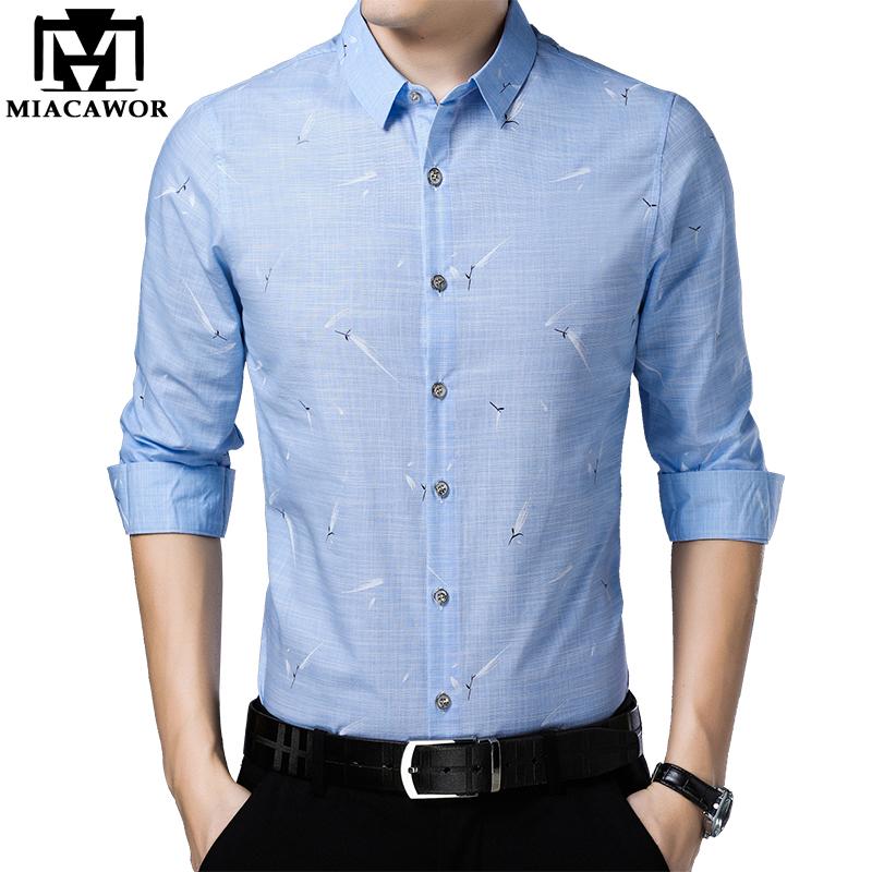 MIACAWOR Men Shirt Autumn Long Sleeve Camisa Masculina Business Casual Shirts Fashion Print Blusa Masculina Streetwear C538, Lavender
MIACAWOR Men Shirt Autumn Long Sleeve Camisa Masculina Business Casual Shirts Fashion Print Blusa Masculina Streetwear C538, Lavender