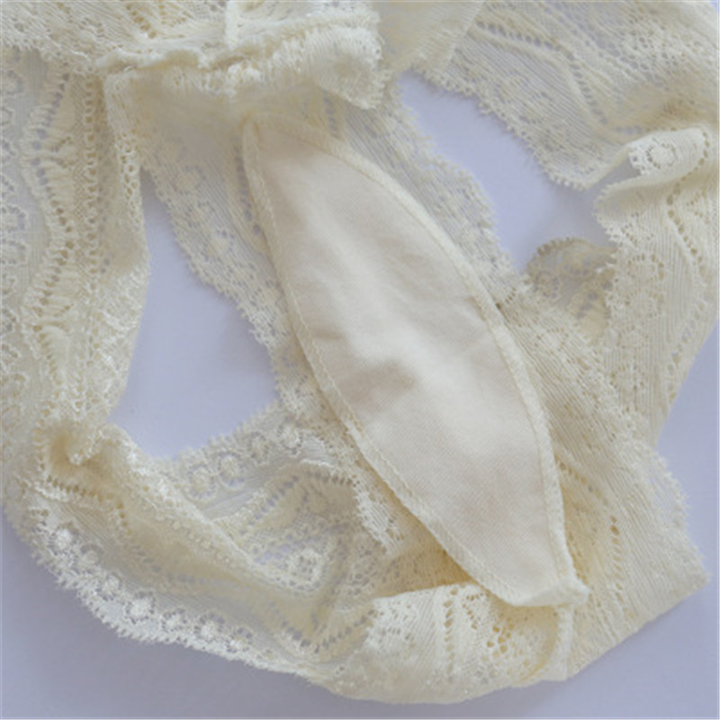 6pcs/lot Fashion Transparent Girls Thongs G-string Teenage Lace Panties For Girls Calcinha Menina Briefs Young Girls Underwear Y0126