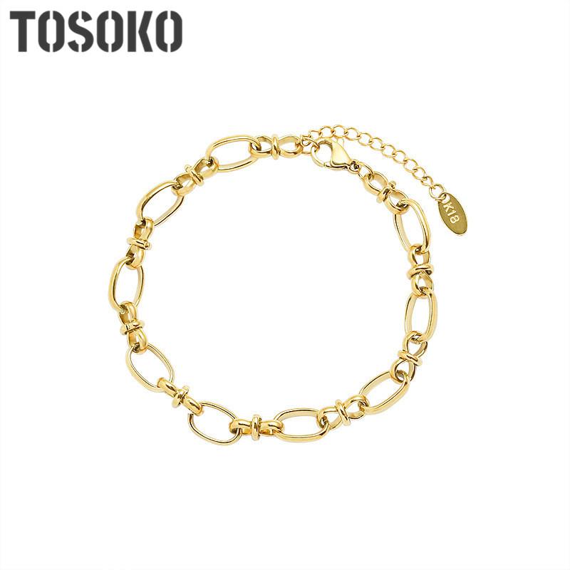 TOSOKO Stainless Steel Jewelry Hollowed Out Thick Chain Exaggerated Personality Female Bracelet BSE162
TOSOKO Stainless Steel Jewelry Hollowed Out Thick Chain Exaggerated Personality Female Bracelet BSE162