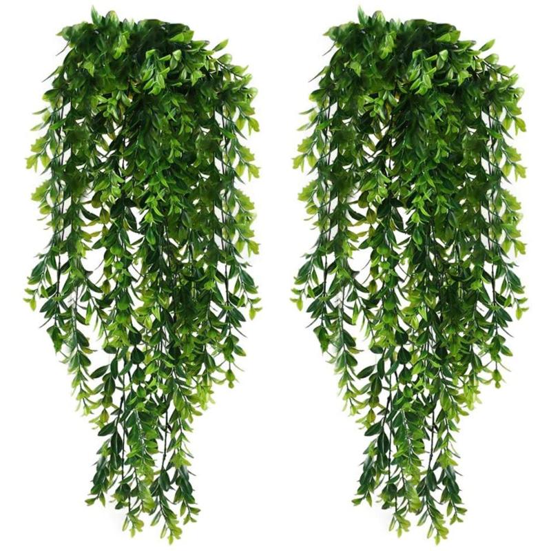 40# 2 Pcs Hanging Garland Vine Flower Trailing Bracket Plant Hanging Garland Vine Artificial Flower Wall Basket Outdoor Decor, As picture
40# 2 Pcs Hanging Garland Vine Flower Trailing Bracket Plant Hanging Garland Vine Artificial Flower Wall Basket Outdoor Decor, As picture