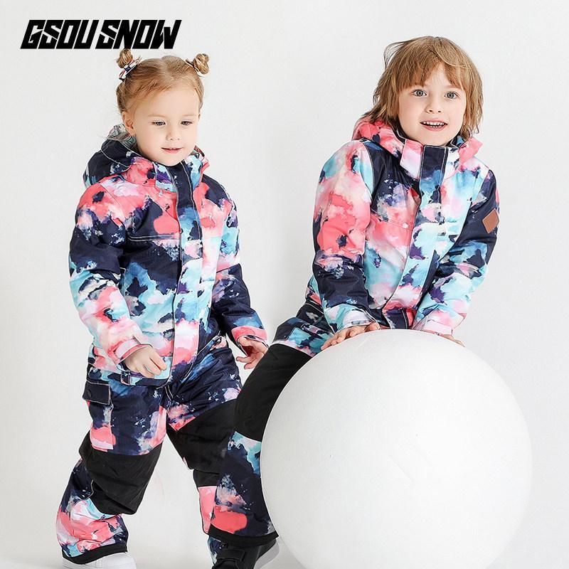 GSOU SNOW One Piece Kids Ski Suit Snowboard Suit Skiing Clothing Windproof Waterproof Outdoor Sport Wear Winter Kids Jacket New1, Color 2
GSOU SNOW One Piece Kids Ski Suit Snowboard Suit Skiing Clothing Windproof Waterproof Outdoor Sport Wear Winter Kids Jacket New1, Color 2