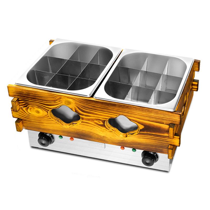 Double-head Electric Skillet Chinese Cuisine Making Snack EH-20 Oden Cooking Stove Oden Cooking Equipment
Double-head Electric Skillet Chinese Cuisine Making Snack EH-20 Oden Cooking Stove Oden Cooking Equipment