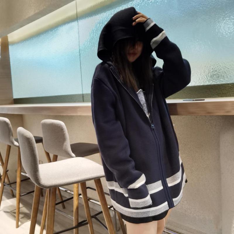 Summer fashion long-sleeved knitted sweater stretch big close-fitting cotton top with long sleeves