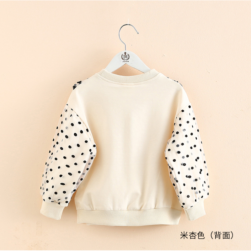 Spring Autumn Fashion 2 3 4 6 7 8 9 10 11 12 Years Children Outwear Cotton Lace Patchwork Sweatshirts For Kids Baby Girls 220309