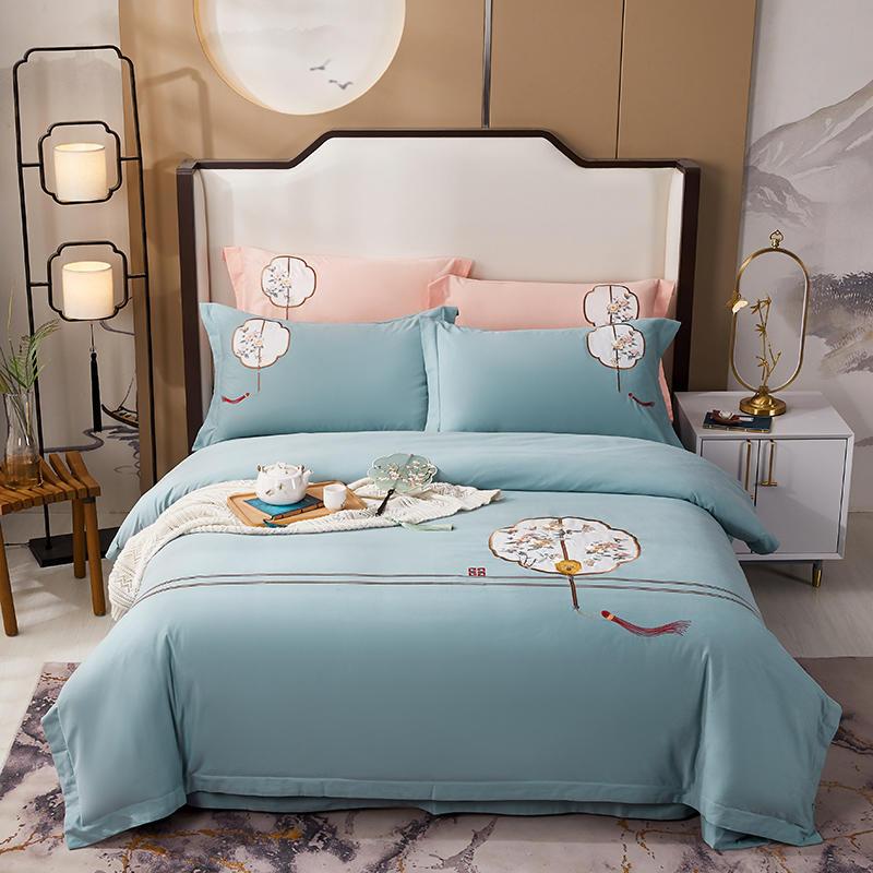 600TC Egyptian Cotton Queen King size 4Pcs Bedding set Soft Duvet cover Bed sheet set Pillowcase Chinese style fan
600TC Egyptian Cotton Queen King size 4Pcs Bedding set Soft Duvet cover Bed sheet set Pillowcase Chinese style fan
