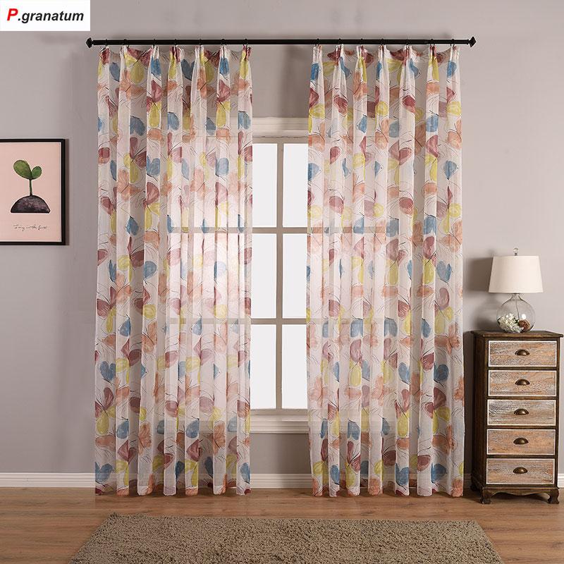 One Panels Rustic Style Butterfly Sheer Curtains For Living Room Yellow Window Decoration Printed Kitchen Tulle Curtains, As pic
One Panels Rustic Style Butterfly Sheer Curtains For Living Room Yellow Window Decoration Printed Kitchen Tulle Curtains, As pic