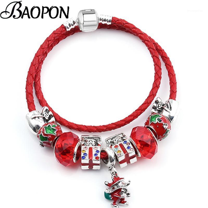 BAOPON Christmas Grandpa Beads Charm Bracelets With Red Murano Glass Beads Bracelets Bangles For Women Kids Xmas 2021 New Gift1
BAOPON Christmas Grandpa Beads Charm Bracelets With Red Murano Glass Beads Bracelets Bangles For Women Kids Xmas 2021 New Gift1