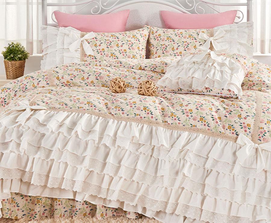 Princess romantic ruffle lace bedding sets, full queen king cute flower cotton bedclothes bedspreads pillow case quilt cover, Picture color
Princess romantic ruffle lace bedding sets, full queen king cute flower cotton bedclothes bedspreads pillow case quilt cover, Picture color