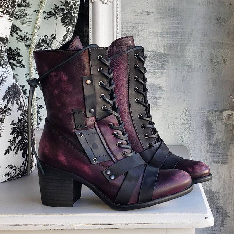 Punk Style Cross-tied Pu Leather Ankle Boots for Women Motorcycle Boots Chunky Heels Casual Shoes Round Toe Short Female Boot, Green
Punk Style Cross-tied Pu Leather Ankle Boots for Women Motorcycle Boots Chunky Heels Casual Shoes Round Toe Short Female Boot, Green