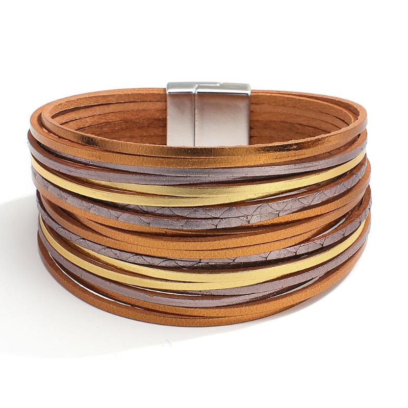 Flashbuy New Trendy Bohemian Splice Stripe Leather Bracelets for Women Multilayer Wide Wrap Bangles Couple Jewelry Gift
Flashbuy New Trendy Bohemian Splice Stripe Leather Bracelets for Women Multilayer Wide Wrap Bangles Couple Jewelry Gift