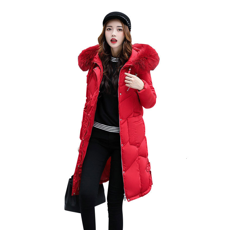 2021 Women Down Padded Jacket New Casual Tops Female Mid-length Over the Kneecoat Warm Thick Overcoat Hair Collar Hooded Cotton A154 Z9vg, Black
2021 Women Down Padded Jacket New Casual Tops Female Mid-length Over the Kneecoat Warm Thick Overcoat Hair Collar Hooded Cotton A154 Z9vg, Black
