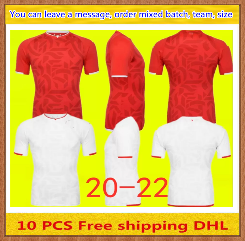 New Thai quality 21 22 Soccer Jerseys Tunisia Maillot de Foot 2022 Home Red #7 MSAKNI #10 KHAZRI Shirt away White KHALIFA SASSI MAALOUL Tunisia Football uniform
New Thai quality 21 22 Soccer Jerseys Tunisia Maillot de Foot 2022 Home Red #7 MSAKNI #10 KHAZRI Shirt away White KHALIFA SASSI MAALOUL Tunisia Football uniform