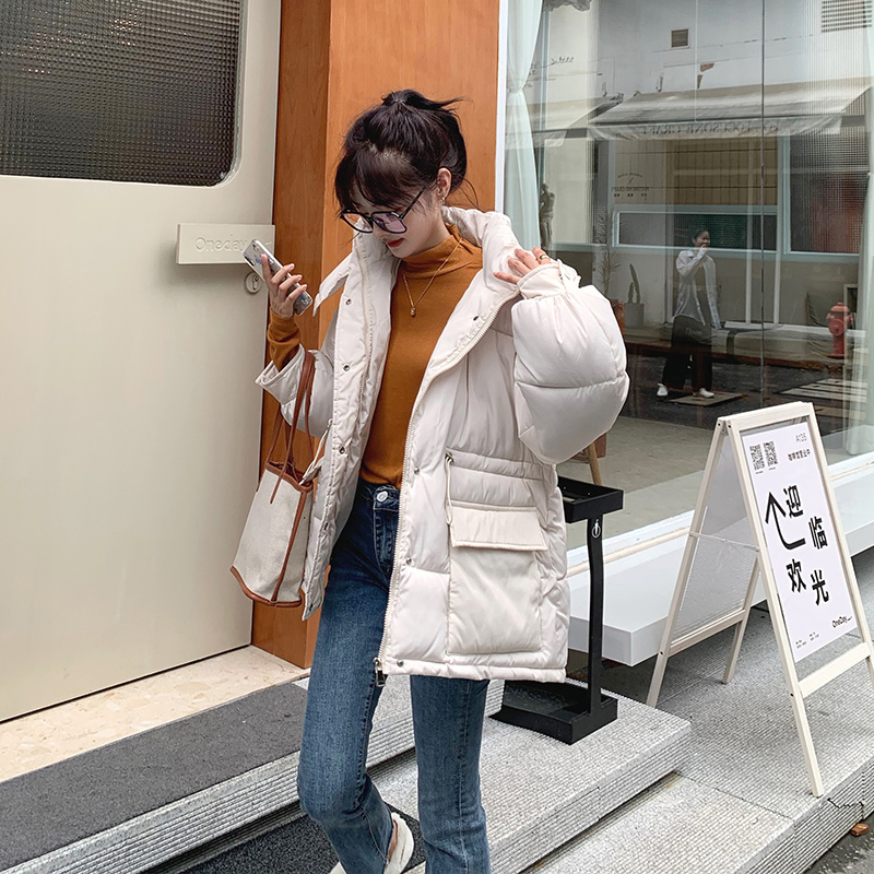 Women's Korean style loose cotton-padded jacket 2020 new cotton-padded jacket student winter clothing bread jacket trend LJ201127