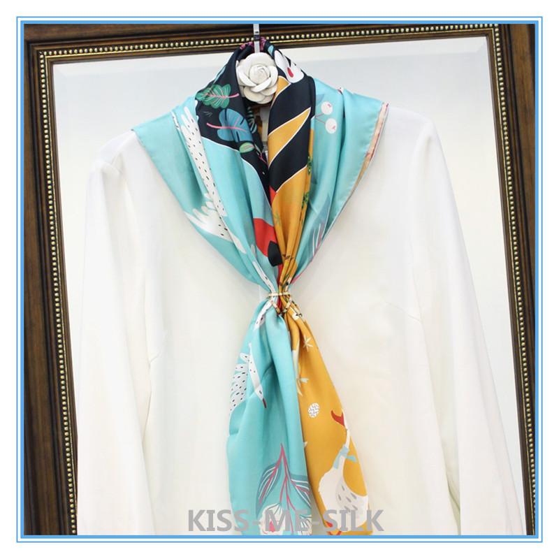 KMS Fresh new style crayon painting twill silk square scarf shawl mulberry-silk scarf shawl 90*90CM/45G
KMS Fresh new style crayon painting twill silk square scarf shawl mulberry-silk scarf shawl 90*90CM/45G