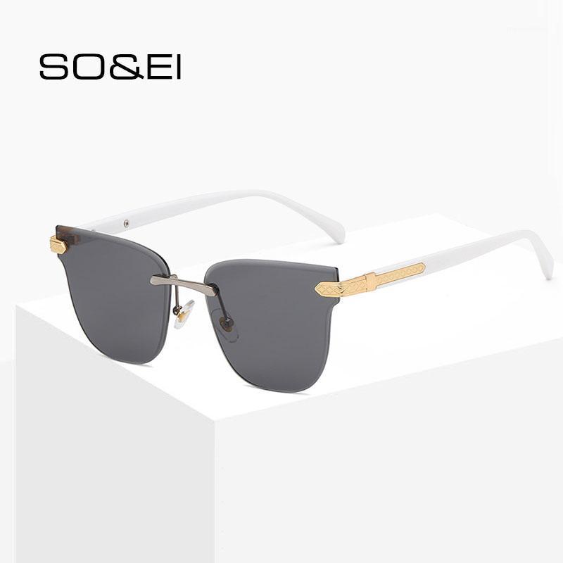 SO&EI Fashion Square Rimless Women Gradient Sunglasses Pink Blue Tinted Clear Cutting Lens Men Sun Glasses Oculos UV400 Shade1
SO&EI Fashion Square Rimless Women Gradient Sunglasses Pink Blue Tinted Clear Cutting Lens Men Sun Glasses Oculos UV400 Shade1