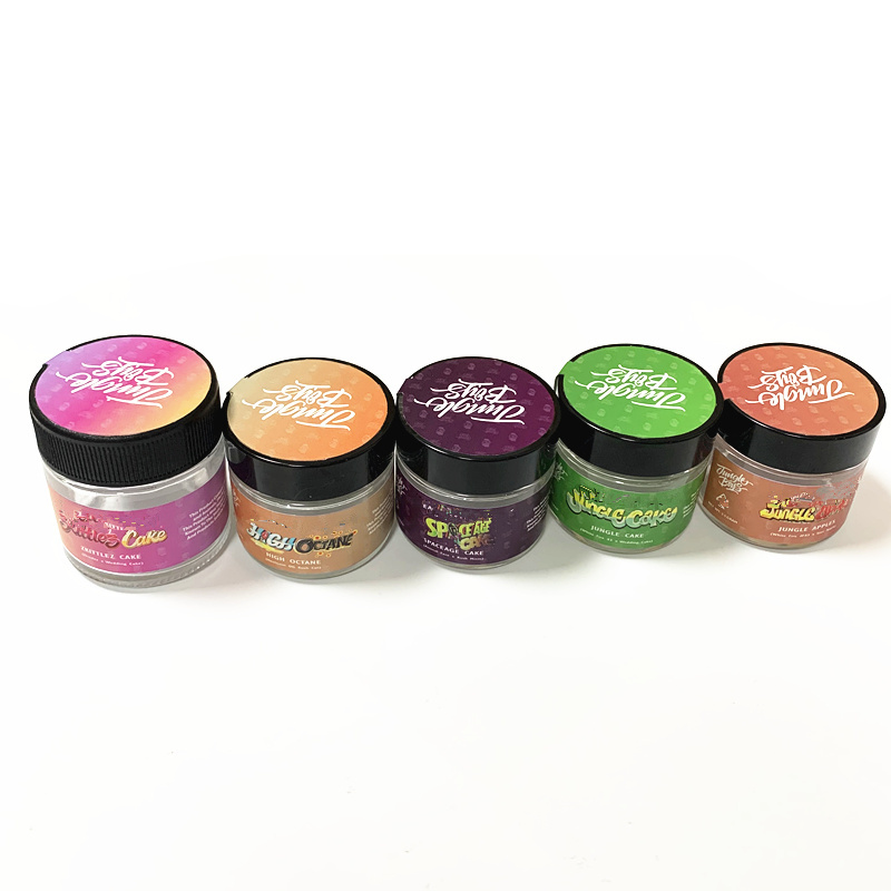 Empty Jungle Boys 60ml 3.5G Glass Jars Dry herb flower with stickers Garypyton Minntz Cakemix container storage welcome OEM
Empty Jungle Boys 60ml 3.5G Glass Jars Dry herb flower with stickers Garypyton Minntz Cakemix container storage welcome OEM