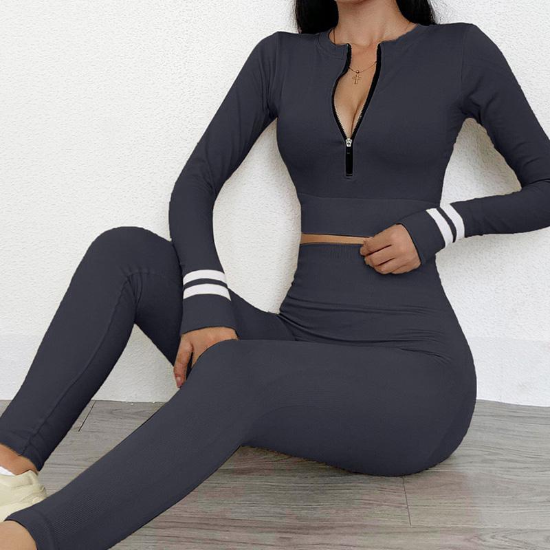 Seamless Yoga Suit Zipper Long Sleeve Sports Top Running Fitness High Waist Leggings Sportswear Workout Clothes Women gym set, Toppantsblack
Seamless Yoga Suit Zipper Long Sleeve Sports Top Running Fitness High Waist Leggings Sportswear Workout Clothes Women gym set, Toppantsblack