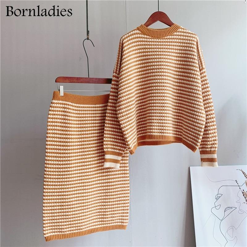 Work Dresses Bornladies 2022 Autumn Women Knitted Sweater Two Pieces Warm And Pullovers With Skirt Femme Tricot Pull, White;black
Work Dresses Bornladies 2022 Autumn Women Knitted Sweater Two Pieces Warm And Pullovers With Skirt Femme Tricot Pull, White;black