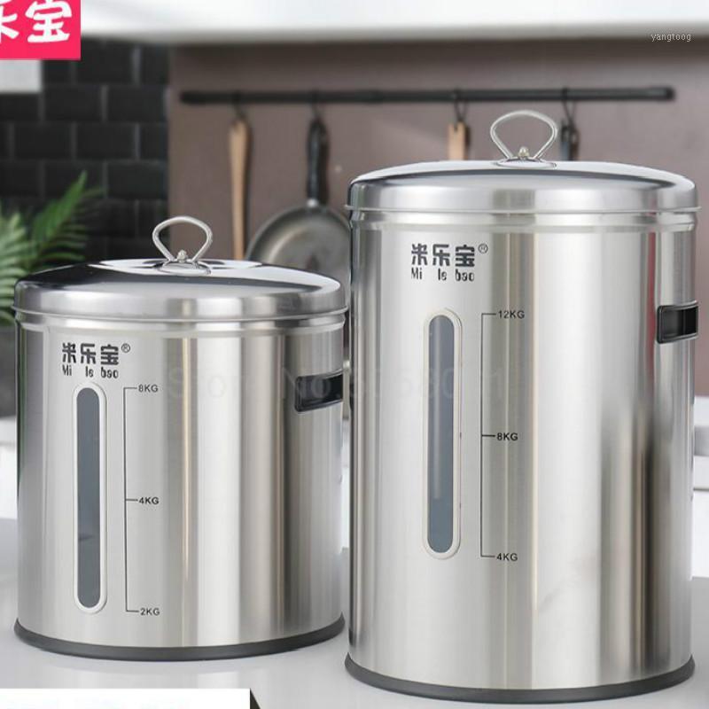 Household 304 stainless steel rice bucket storage rice box pest control moisture-proof flour sealing cylinder1
Household 304 stainless steel rice bucket storage rice box pest control moisture-proof flour sealing cylinder1