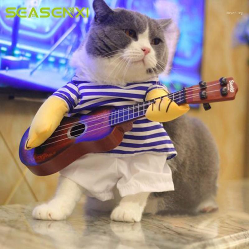 Funny pets change Cute guitar Suits For Dogs Cats M L XL 3 Size Cool Halloween Costume Pet Clothes Cat Coats Jackets Pet Gifts1
Funny pets change Cute guitar Suits For Dogs Cats M L XL 3 Size Cool Halloween Costume Pet Clothes Cat Coats Jackets Pet Gifts1