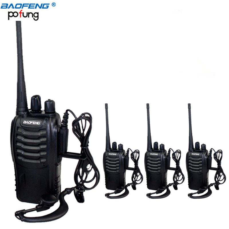 

4PCS4pcs Baofeng BF-888S 5W mini Walkie Talkie Two Way Radio bf888s UHF 400-470MHz Portable CB Ham Radio HF Transceiver