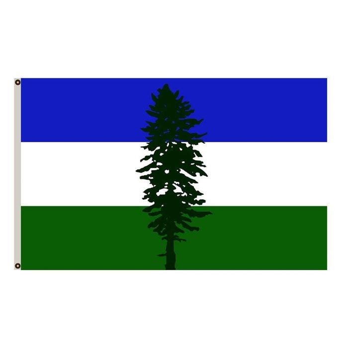 Independence Movement Cascadia Flags Banners 3X5FT 100D Polyester Hot Design 150x90cm Fast Shipping Vivid Color With Two Brass Grommets