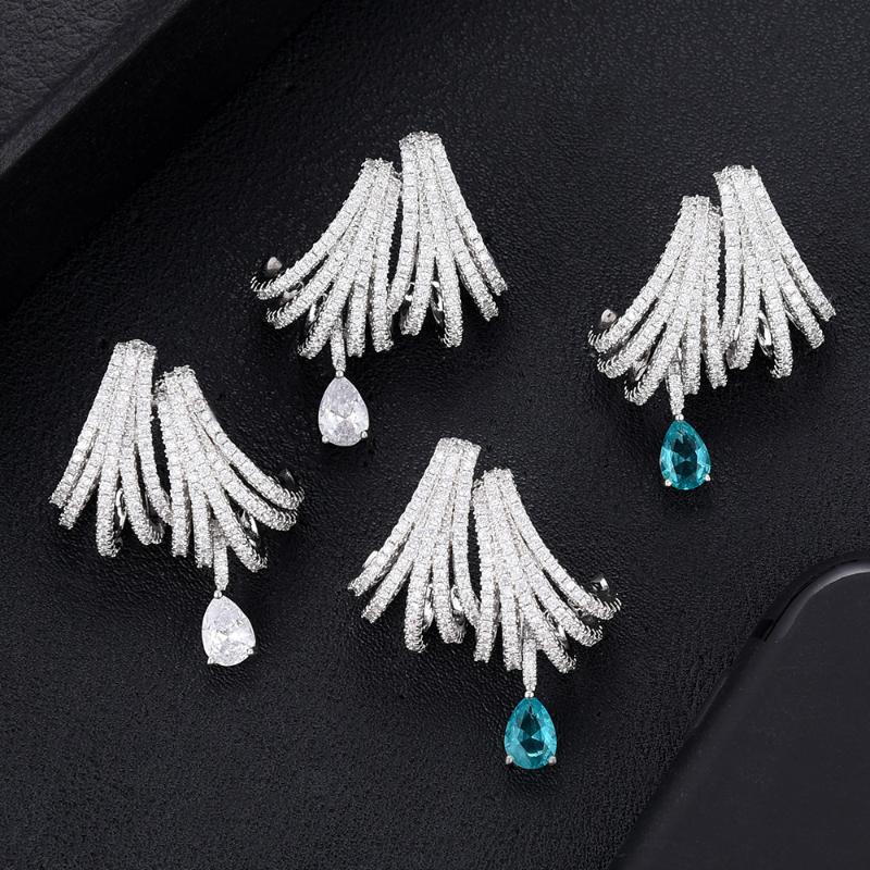 missvikki Luxury DOUBLE STUD Earrings Trendy Cubic Zircon gold earrings for women Wedding Engagement JEWELRY GIFT
missvikki Luxury DOUBLE STUD Earrings Trendy Cubic Zircon gold earrings for women Wedding Engagement JEWELRY GIFT