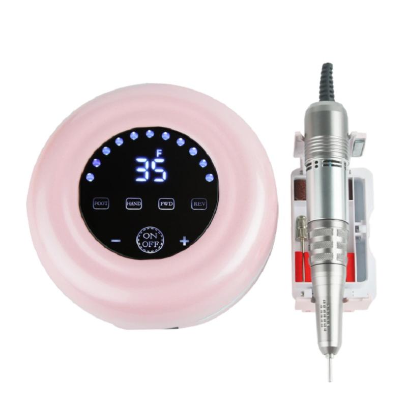Pink New Electric Nail Art Drill File Pedicure Equipment With Cutter Style 35000 RPM 65W Professional Manicure Machine
Pink New Electric Nail Art Drill File Pedicure Equipment With Cutter Style 35000 RPM 65W Professional Manicure Machine