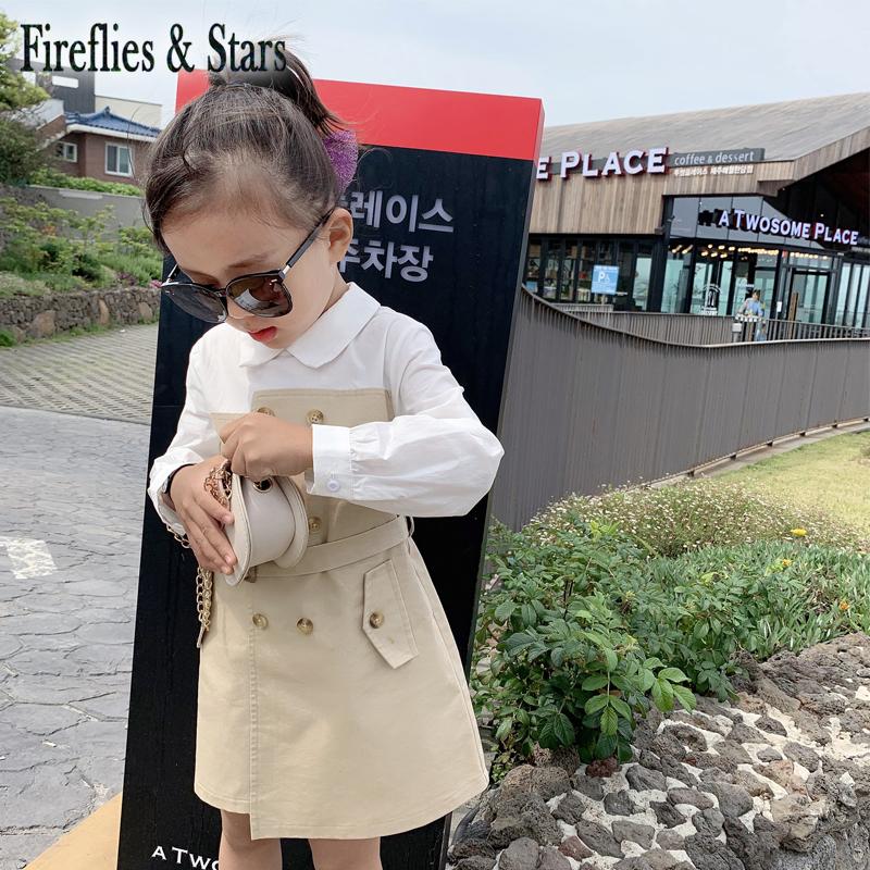 Spring Autumn girls blouse dress Baby dress kids brand clothes Children vestidos fake two waistband double breasted 3 to 8 yrs, White
Spring Autumn girls blouse dress Baby dress kids brand clothes Children vestidos fake two waistband double breasted 3 to 8 yrs, White
