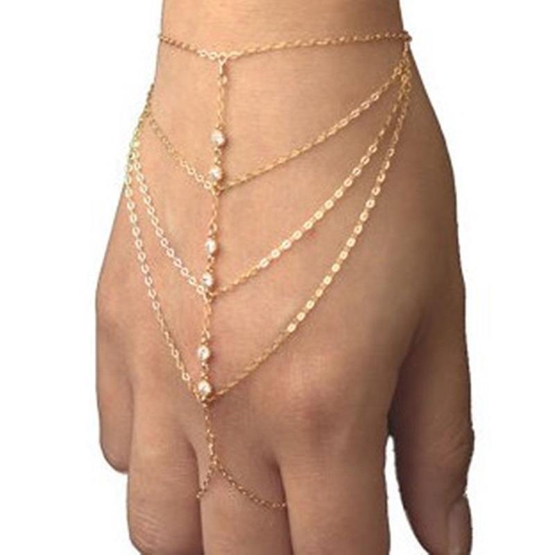 Fashion Of Fatima Finger Ring Hand Chain Harness Slave Women New Multi Chain Punk Style Harness Finger Bangles For Women
Fashion Of Fatima Finger Ring Hand Chain Harness Slave Women New Multi Chain Punk Style Harness Finger Bangles For Women