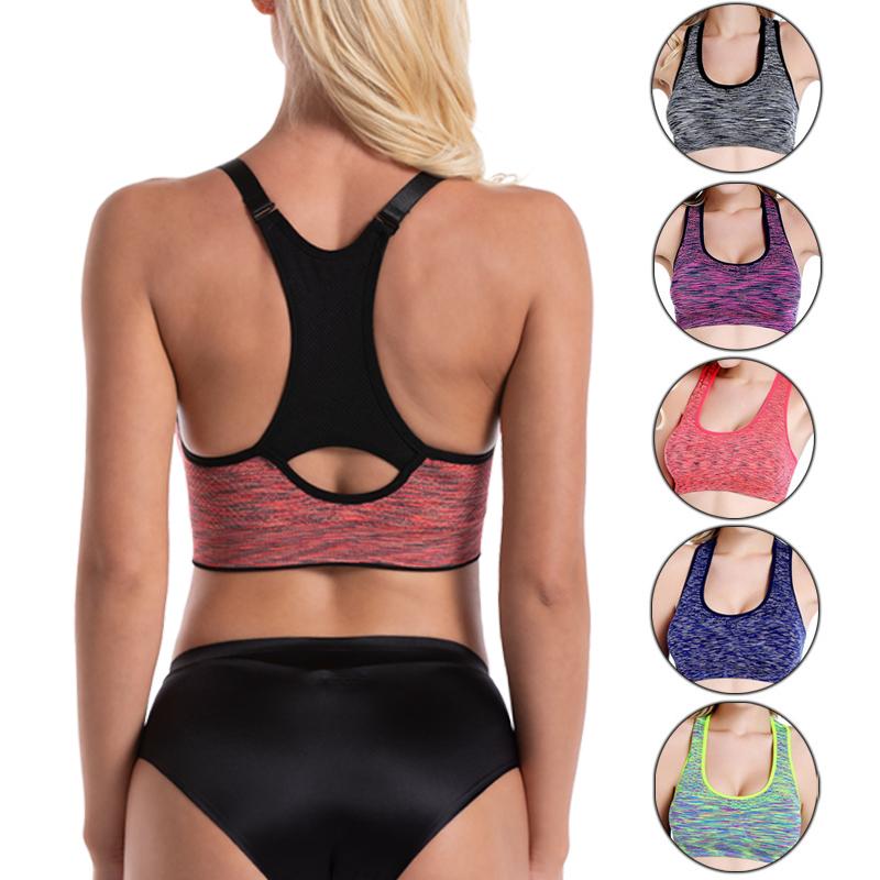 Sports bra Quick Dry Padded Push Up Seamless Running Yoga Bra Women Wirefree Adjustable Shakeproof Fitness Top Sport Brassiere, Random color
Sports bra Quick Dry Padded Push Up Seamless Running Yoga Bra Women Wirefree Adjustable Shakeproof Fitness Top Sport Brassiere, Random color