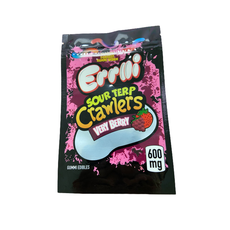 Gummi worm Errlli 600mg gummy bags Sour brite crawlers Sour terp crawlers Very berry Twisted Sour glowworms gummi edibles bag sdg dh
Gummi worm Errlli 600mg gummy bags Sour brite crawlers Sour terp crawlers Very berry Twisted Sour glowworms gummi edibles bag sdg dh