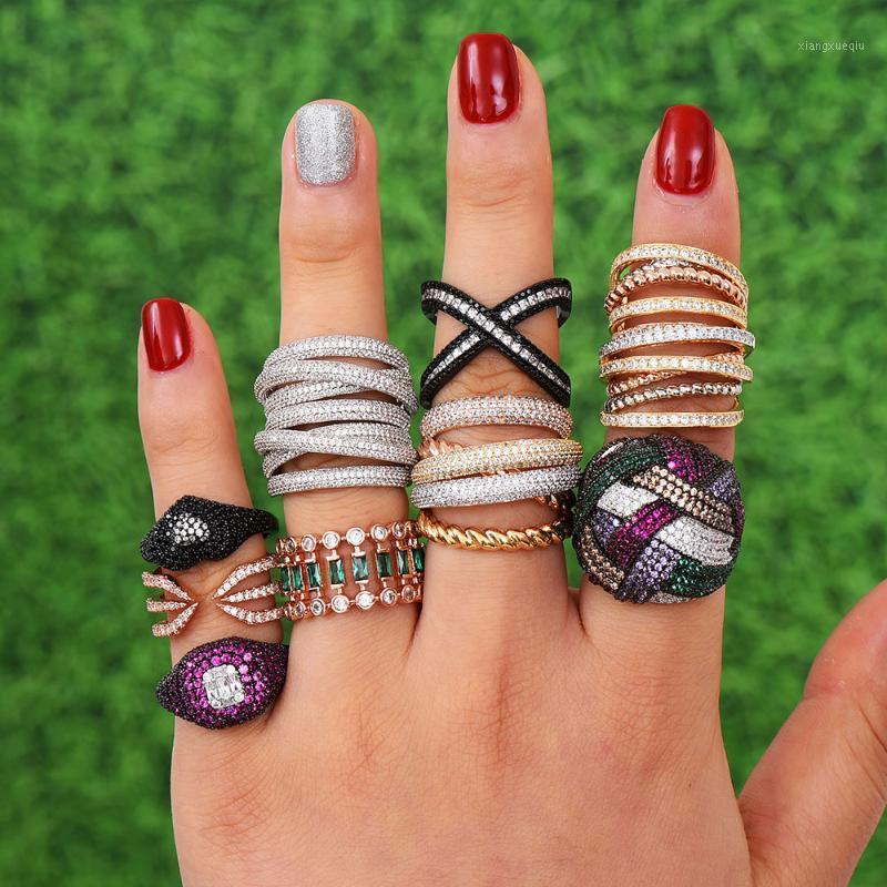Cluster Rings GODKI Luxury Crossover Twist Stacks Stackable For Women Wedding Cubic Zircon Engagement Dubai Naija Bridal Finger Ring, Golden;silver
Cluster Rings GODKI Luxury Crossover Twist Stacks Stackable For Women Wedding Cubic Zircon Engagement Dubai Naija Bridal Finger Ring, Golden;silver