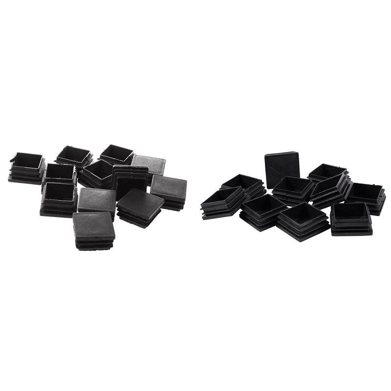 HOT 22 Pcs Plastic Ribbed Square End Caps Tube Insert Black, 10 Pcs 40 X 40mm & 12 35 X 35mm
HOT 22 Pcs Plastic Ribbed Square End Caps Tube Insert Black, 10 Pcs 40 X 40mm & 12 35 X 35mm