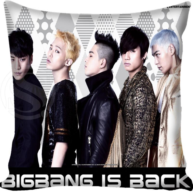 Fashion Custom Pillowcase bigbang Square Zippered Pillow Cover Classic Home Decorative 20X20cm,35X35cm,40x40cm Pillow Case
Fashion Custom Pillowcase bigbang Square Zippered Pillow Cover Classic Home Decorative 20X20cm,35X35cm,40x40cm Pillow Case