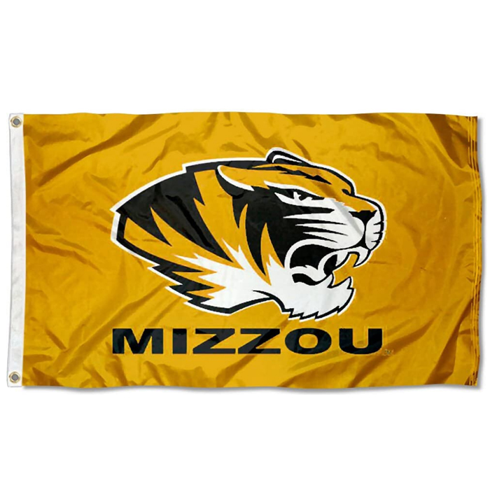 NCAA Mizzou Missouri Tigers University Team Flags 100D Polyester 3'x5'ft High Quality Vivid Color With Two Brass Grommets
NCAA Mizzou Missouri Tigers University Team Flags 100D Polyester 3'x5'ft High Quality Vivid Color With Two Brass Grommets